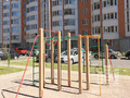 Детская площадка на территории микрорайона. Фото от 12.07.2014 г.