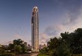 Монолитно-кирпичная 75-этажная башня с уникальным обликом в стиле ар-деко станет новой архитектурной доминантой локации.