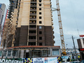 Строительство ЖК «Молодежный-III». Вид со стороны Ильинского ш. Фото от 09.12.2014 г.