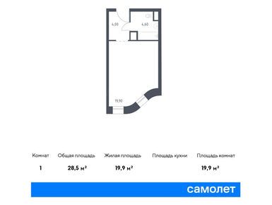 Планировки студии-апартаменты в ЖК «Стремянный 2»