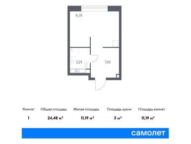 Планировки студии-апартаменты в ЖК «Октябрьская 98»