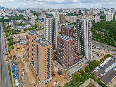 Панорама жилого квартала «Мичуринский парк» в Очаково-Матвеевском