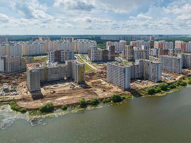 Панорама города-парка «Переделкино Ближнее» в Новой Москве