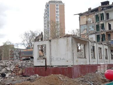 В Кузьминках сносят пятиэтажки по программе реновации