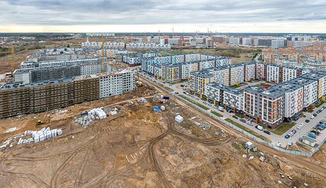 Панорама жилого комплекса «Новая Рига» в Красногорском районе
