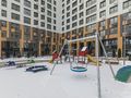 ЖК «Ривер Парк» в Нагатинском Затоне. Детская площадка на внутреннем дворе.Фото от 12.01.2018 г.