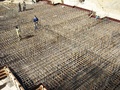 На строительной площадке корпуса № 1 завершены работы по устройству бетонной подготовки и гидроизоляции. Фото от 14.05.2013 г.