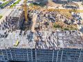 Аэрофотосъемка от 17.07.2017 г. Корпус 19. Ведется монтаж монолита 7 этажа.