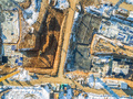 Город-событие «Лайково». Ход строительства. Вид сверху. Аэрофотосъемка. Фото от 21.11.2016 г.