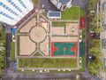 ЖК «Альтаир». Вид сверху на детские и спортивные площадки. Аэрофотосъемка от 12.05.2017 г.