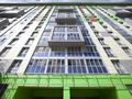 В квартирах с минимальным количеством несущих конструкций предусмотрено панорамное остекление. Фото от 19.08.2015 г.