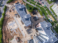 ЖК «Мичурино-Запад». Корпус 1, вид сверху. Аэрофотосъемка. Фото от 14.06.2016 г.
