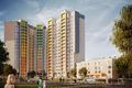 ЖК «Новое Бутово». Проект предусматривает возведение 16 зданий этажностью от 10 до 17 этажей.