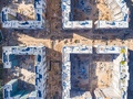 ЖК «Рассказово». Корпуса 3, 4. Вид сверху. Аэрофотосъемка. Фото от 14.05.2016 г.