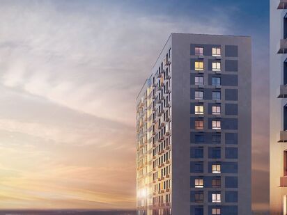 Два корпуса высотой 17 этажей включают 768 квартир. ЖК «Миловидное»|Новострой-М