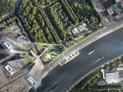 Вид сверху ЖК Capital Towers (Кэпитал Тауэрс)|Новострой-М