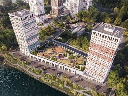 Площадь территории 28 га, запланировано несколько очередей строительства ЖК «Фабрикант»|Новострой-М