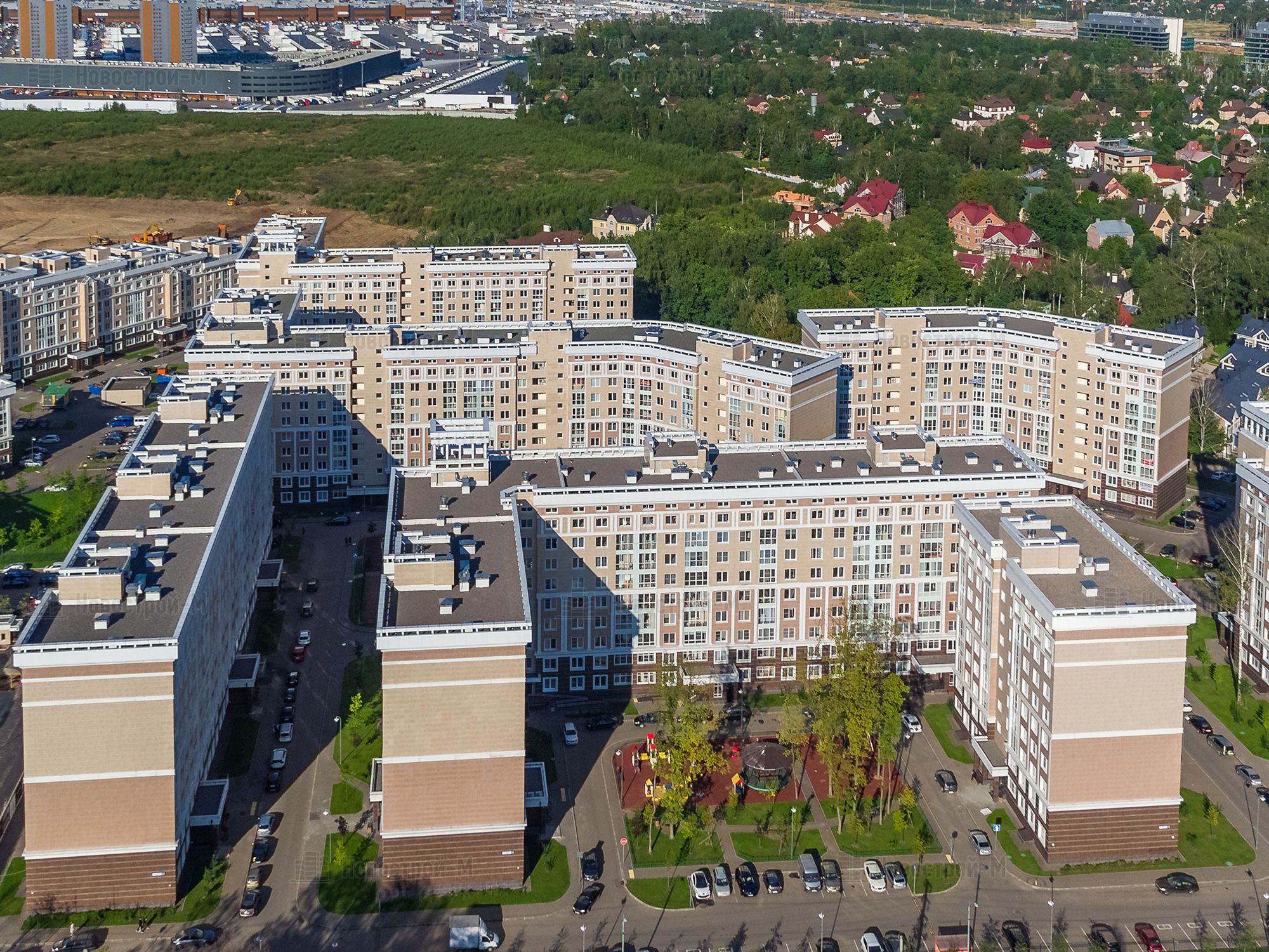 Поселение сосенское николо хованская улица. Николин парк Москва. ЖК Николин парк. Москва жилой комплекс Николин парк. Sezar Group ЖК Николин парк.