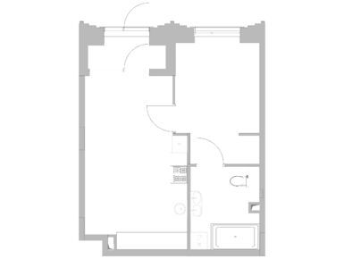 Планировки 1-к. апартаменты в Kazakov Grand Loft (Казаков Гранд Лофт)