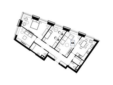 Планировки 4-к. апартаменты в ЖК Wellton Towers (Велтон Тауэрс)
