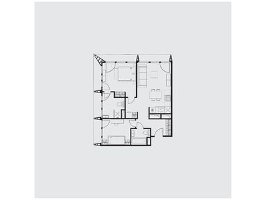 Планировки 2-к. апартаменты в Клубный дом Tatlin Apartments (Татлин)