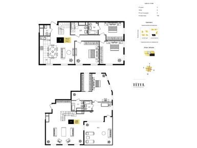 Планировки 4-к. апартаменты в ЖК «Titul на Серебрянической» (Титул на Серебрянической)