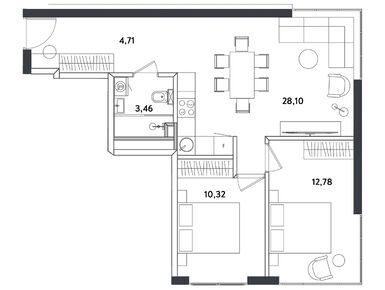 Планировки 3-к. апартаменты в ЖК «Измайловский Парк»