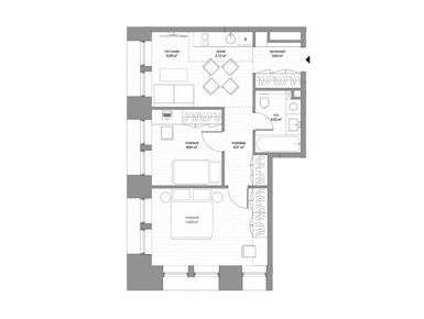 Планировки 3-к. апартаменты в Апарт-комплекс «Baires» (Байрес)