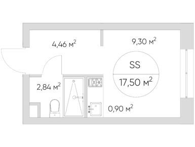 Планировки студии-апартаменты в Комплекс апартаментов N’ICE LOFT (Найс Лофт)