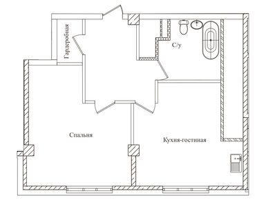 Планировки 1-к. апартаменты в ЖК «Резиденции Замоскворечье»