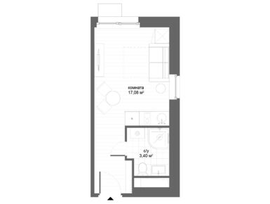 Планировки студии-апартаменты в МФК CitiMix (СитиМикс)