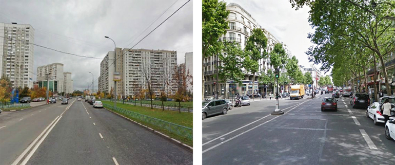 Тротуар магистрали никак не взаимодействует с застройкой Тротуар магистрали никак не взаимодействует с застройкой